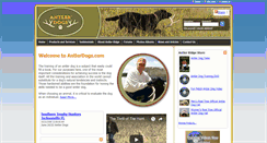 Desktop Screenshot of antlerdogs.com